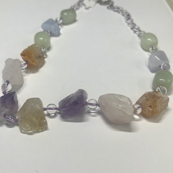 Pastel Multi Stone Necklace - Picture 3 of 3